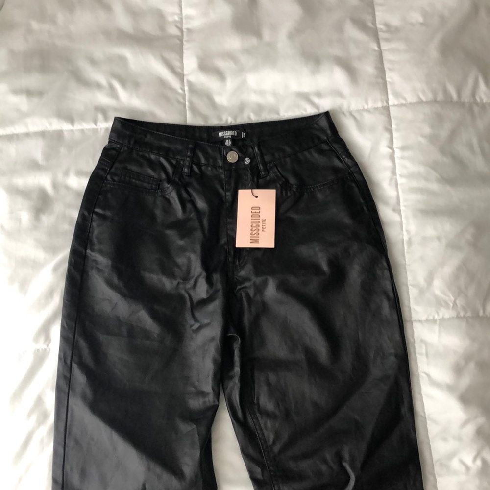 Black Leather Pants Petite